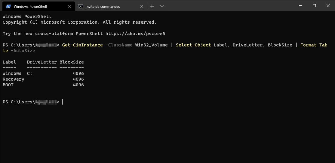 Screenshot PoSh
